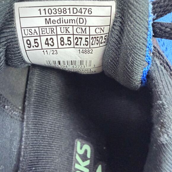 Brooks Revel 6 Mens Running Shoes Blue Black Size 9.5 D Athletic Sneaker main image 2